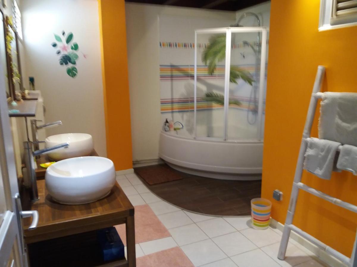 Chambre D'Hote Et Loft Dans Maison De Charme Piscine A Debordement La Villa Gialla Schoelcher Zewnętrze zdjęcie